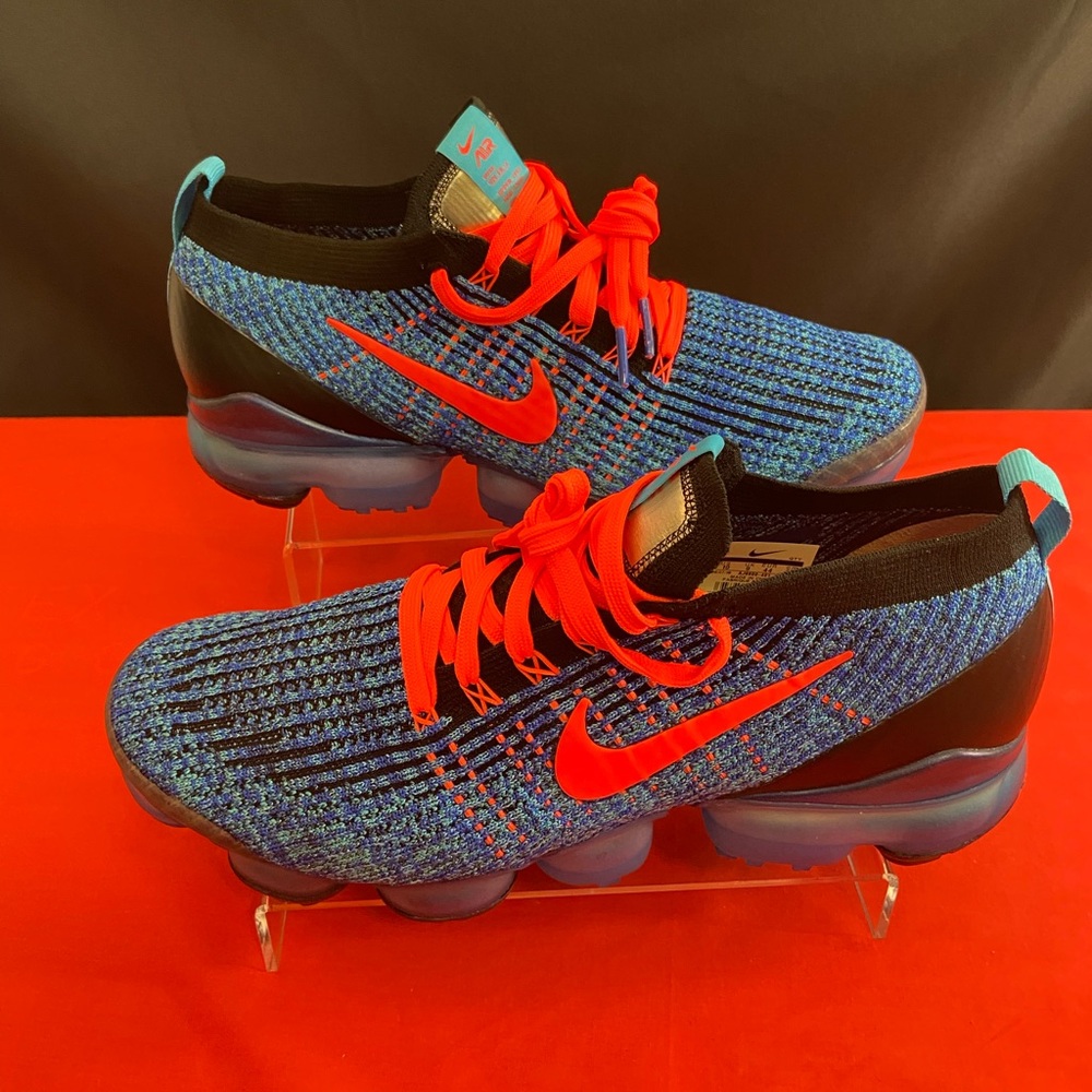 Nike Men's Air VaporMax Flyknit 3 Blue Fury Shoes AJ6900-401 Men’s Size 10 NEW